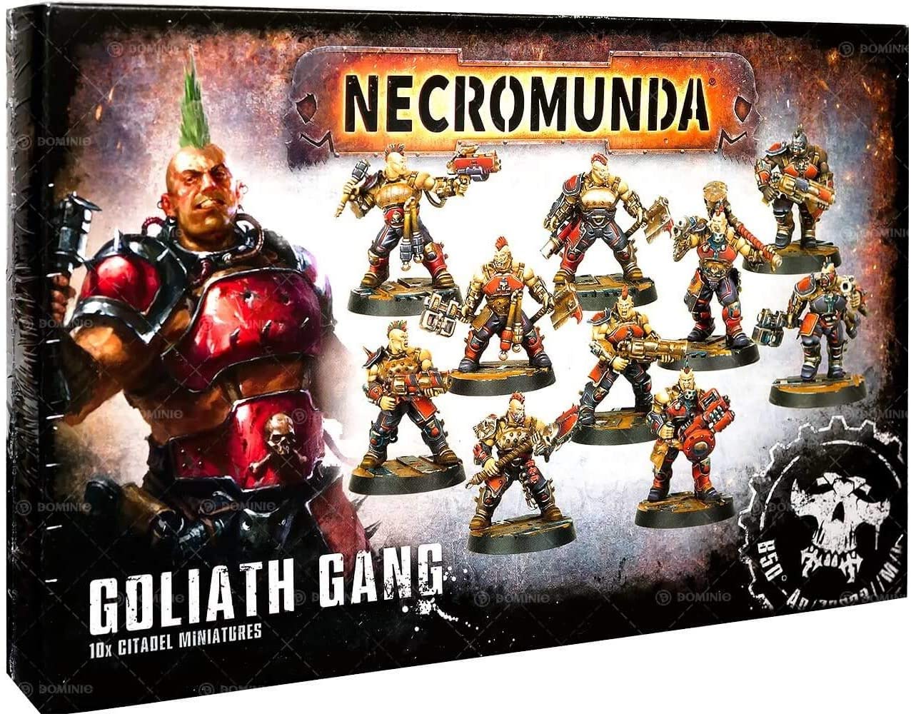 Games Workshop 99120599003 "Necromunda Goliath Gang Miniature, Multi-colored, 32 mm