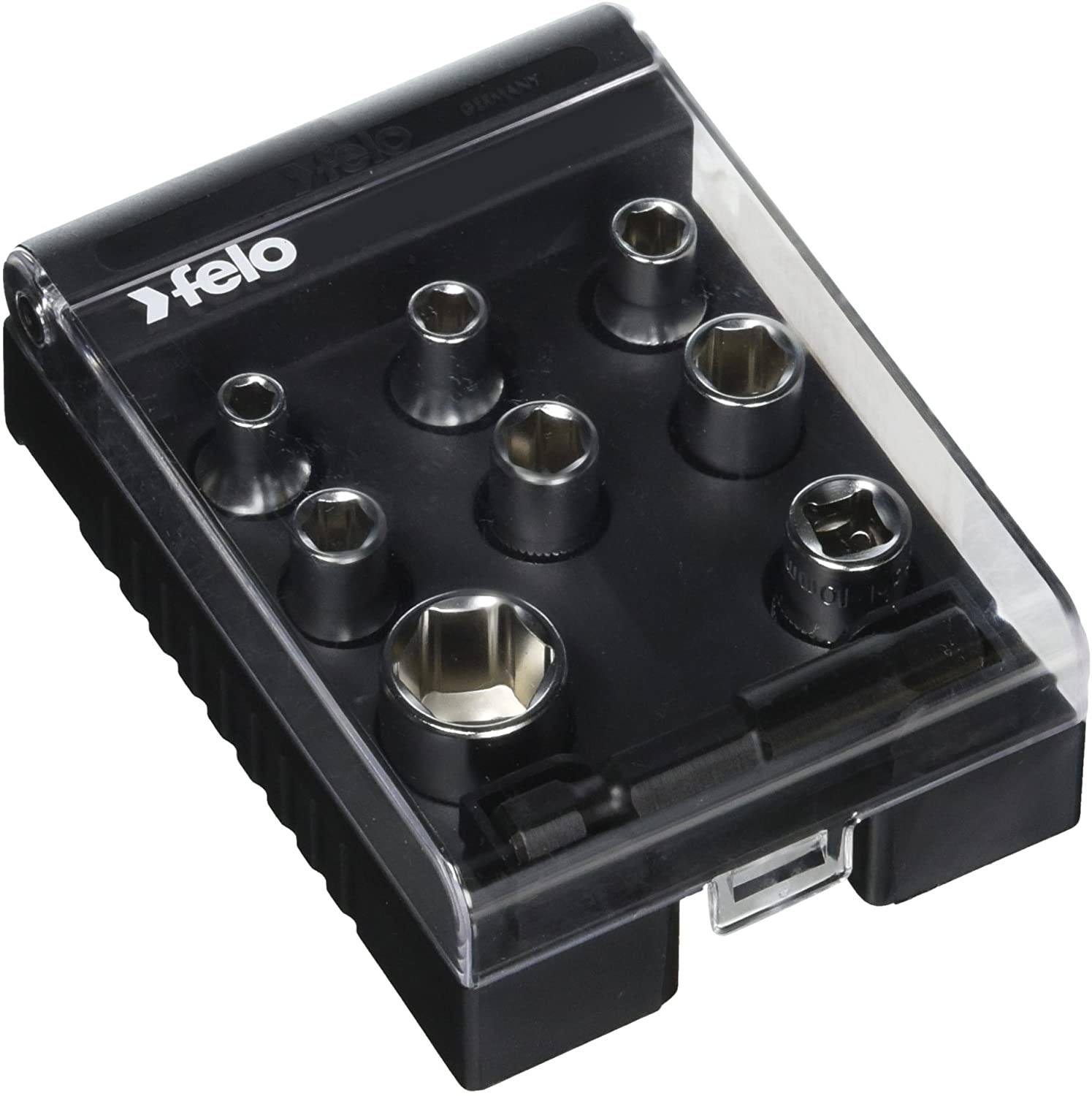 Felo 057 981 06 Assortment of Socket, Multi-Colour, Multi-coloured, 1/4