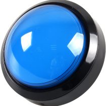 EG STARTS 4 Inch 100mm Big Dome 12V LED Illuminated Push Buttons With Microswitch For Arcade Machine Video Games Parts (Blue)
