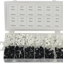 Rolson 61290 Cable Clip Assortment - 390 Pieces