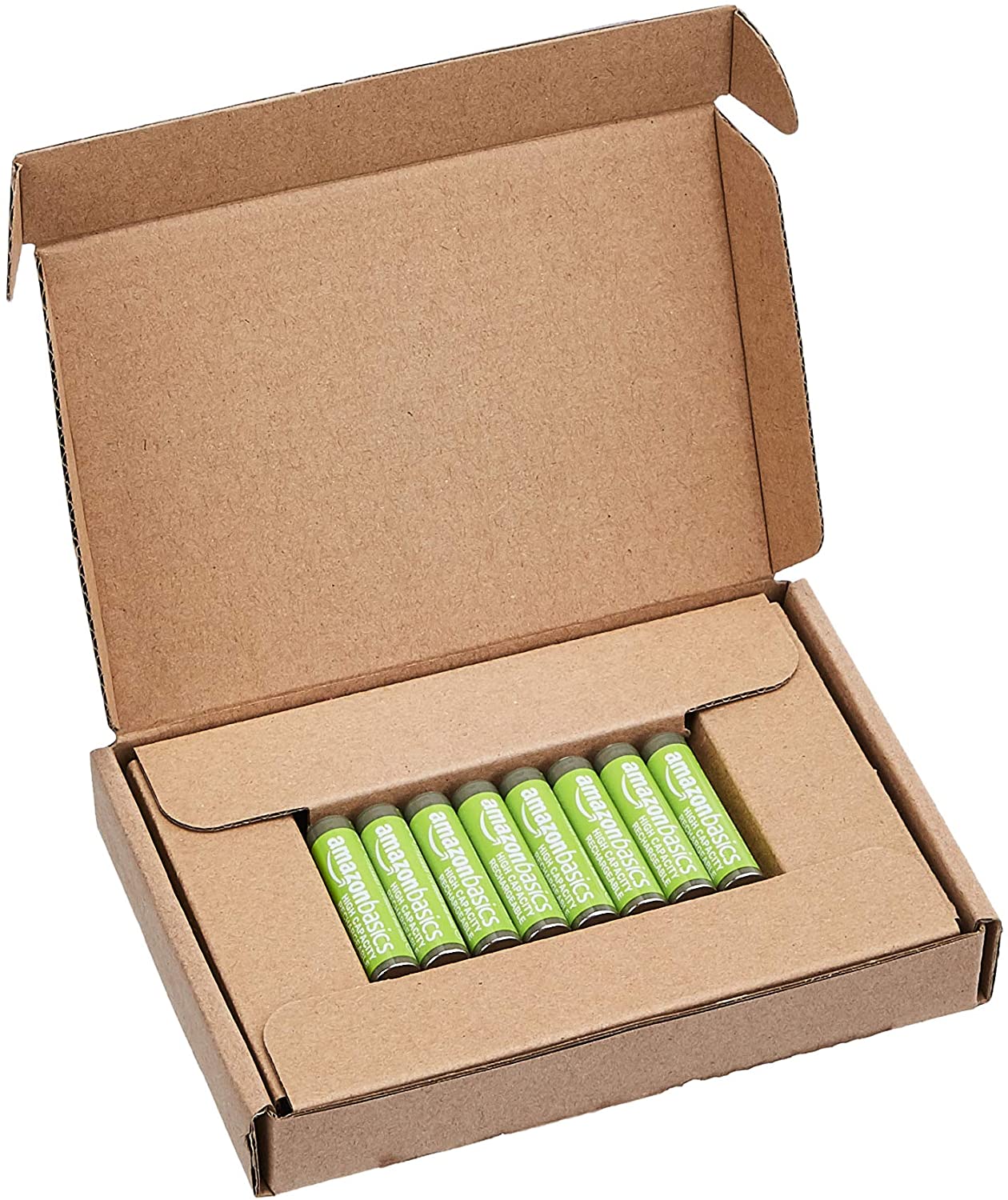 Amazon Basics 8-Pack Rechargeable AAA NiMH High-Capacity Batteries, 850 mAh, 1.2V, Recharge up to 500x Times, Pre-Charged - Image 4