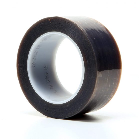 3M 5491 Film Tape, 50.8 mm x 33 m 0, 17 mm, Brown/Clear, Pack of 6 - Image 3
