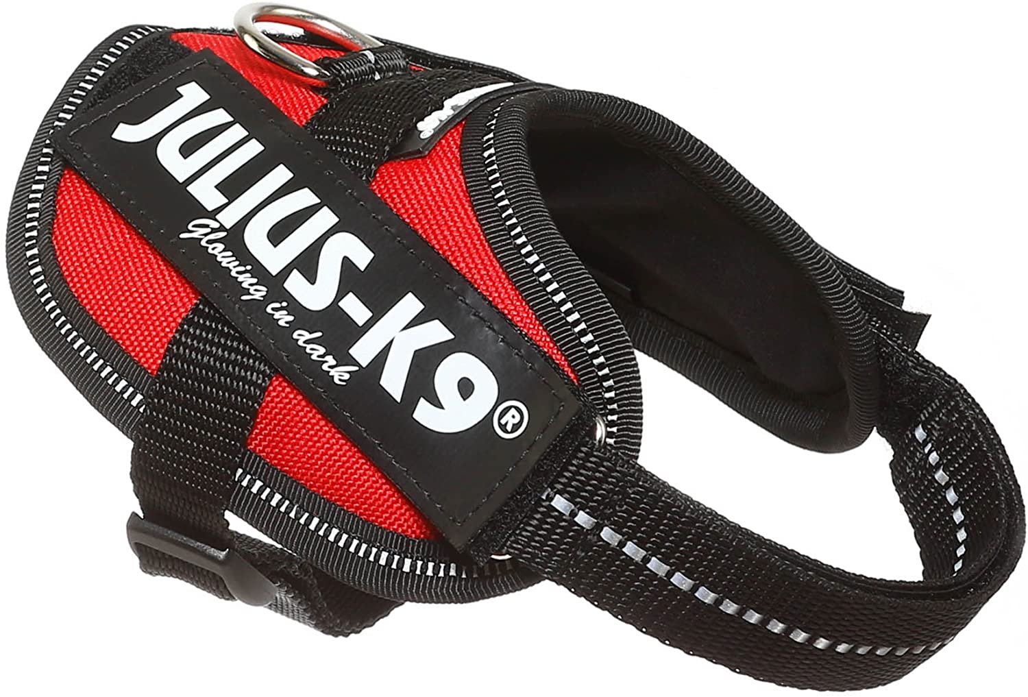Julius-K9, 16IDC-R-B2, IDC Powerharness, dog harness, Size: Baby 2, Red - Image 2