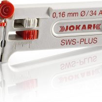 Jokari 40035 Mini-Precision Tool for Cable Stripping of Solid and Stranded Wires AWG 34, 0.16 mm Ø, Multi-Coloured