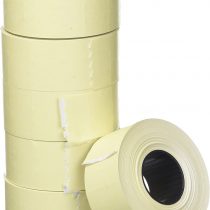 APLI 100917 Pack of 6 rolls for labeling machine, White