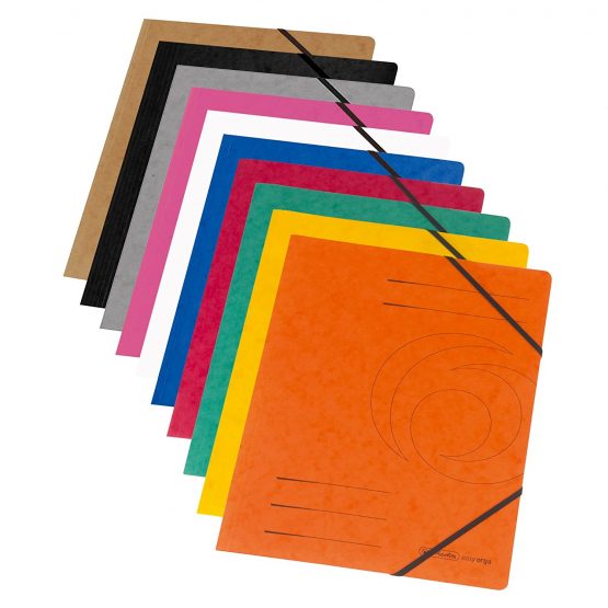 Herlitz Colorspan A4 Elastic Folder - Green (5 Pieces) - Image 2