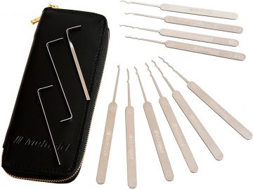 Bogota Elite 13 High-Quality Spring Steel 13-Piece Lock Pick Set for ...