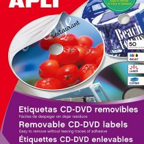Apli Paper 10600 Removable CD Labels 25 Sheets
