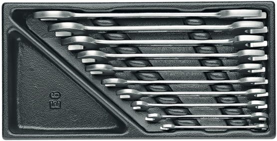 Gedore 1500 ES-6 Open Ended Spanner Set