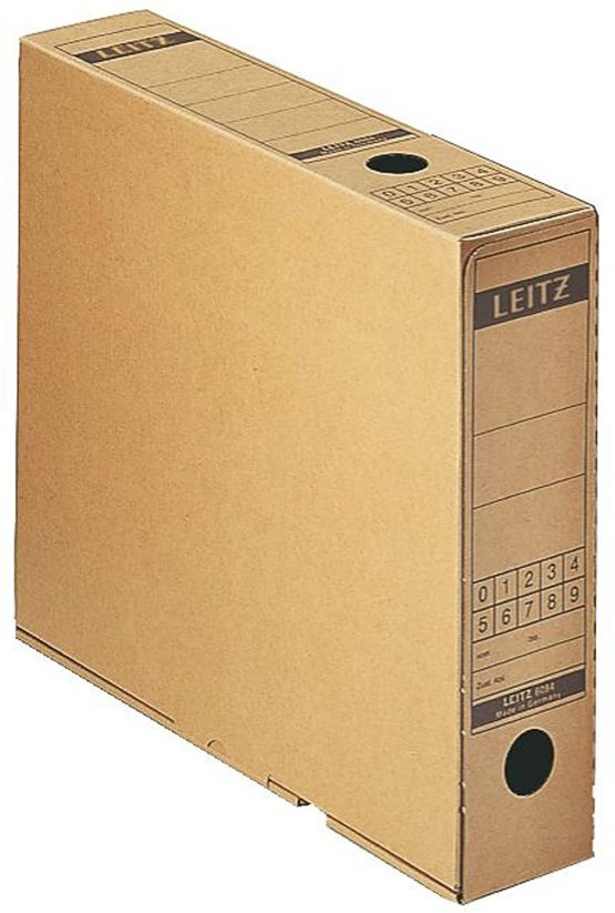Leitz A4 Premium Archiving Box with Wide Opening, White, Pack of 10