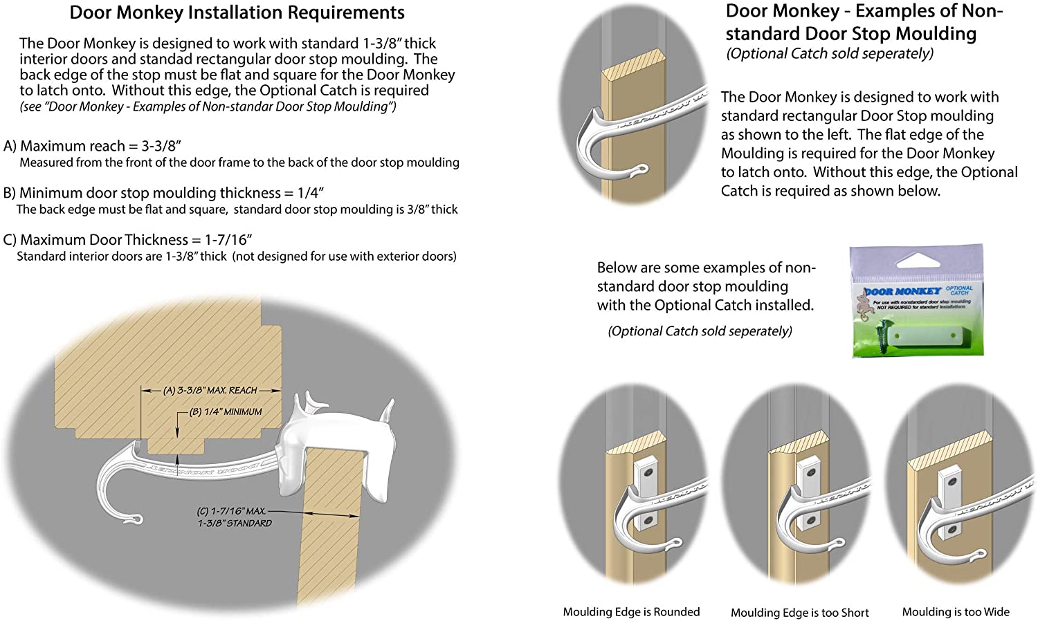 Baby Safety Door Locks for Children (2in1) Easy Install in Seconds