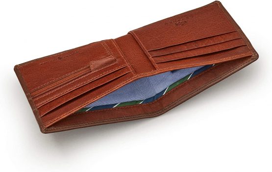 Gryphen Men's RFID Blocking Genuine Leather Wallet (Brown) - Image 4
