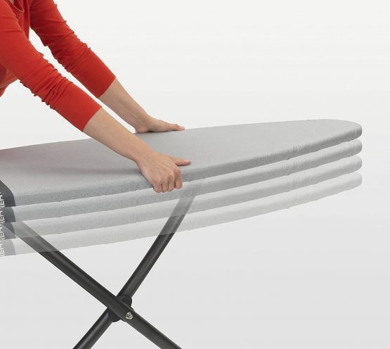 Brabantia Size D (135 x 45cm) Replacement Ironing Board Cover with Durable 2mm Foam Layer (Metallised) Easy-Fit, 100% Cotton - Image 2