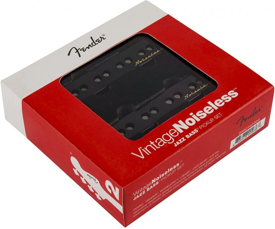 Fender Vintage Noiseless Jazz Bass Pickup Set - Black