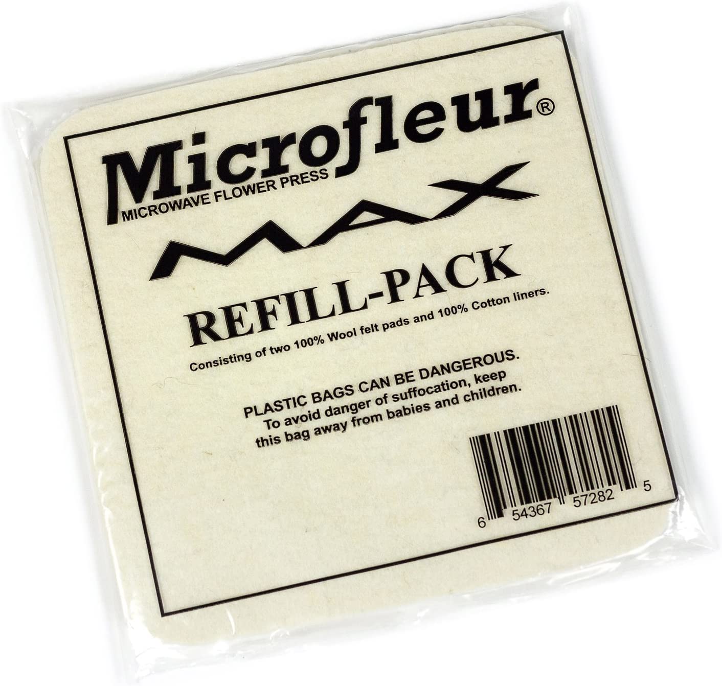 Microfleur, Max Microwave Flower Press Refill Pack, Floral Art Crafting Accessory, Creative Pressing