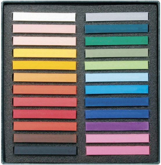 LYRA Poly Crayons Soft Pastel Crayons, Set of 24, Assorted Colors (5651240) - Image 4
