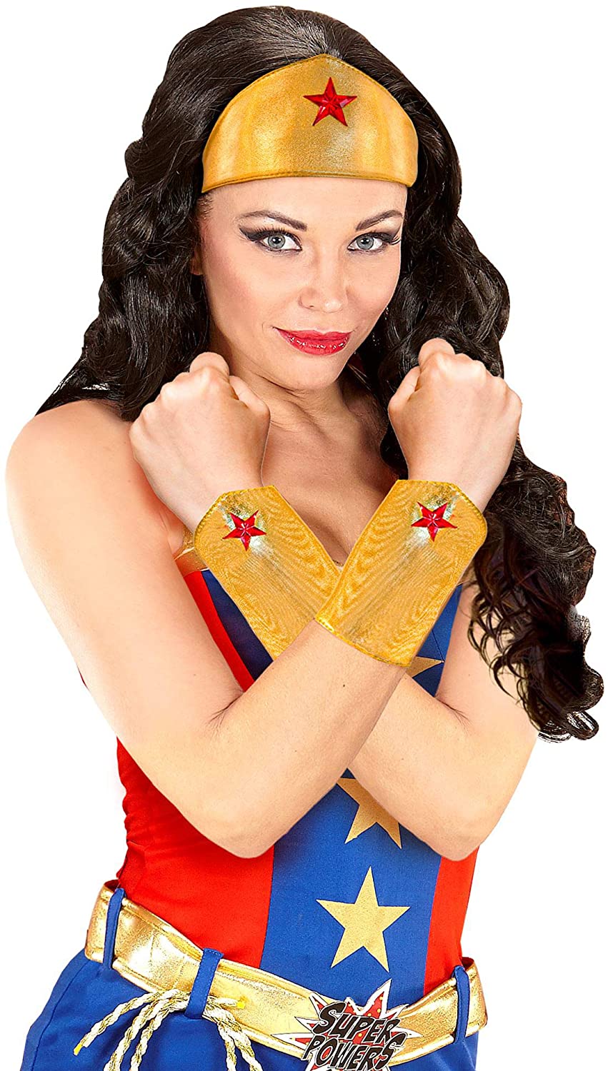 W WIDMANN MILANO Party Fashion, Super Hero Tiaras and Bracelets for Women Super Powers, Fantasy, Heroines, Americans - Image 3