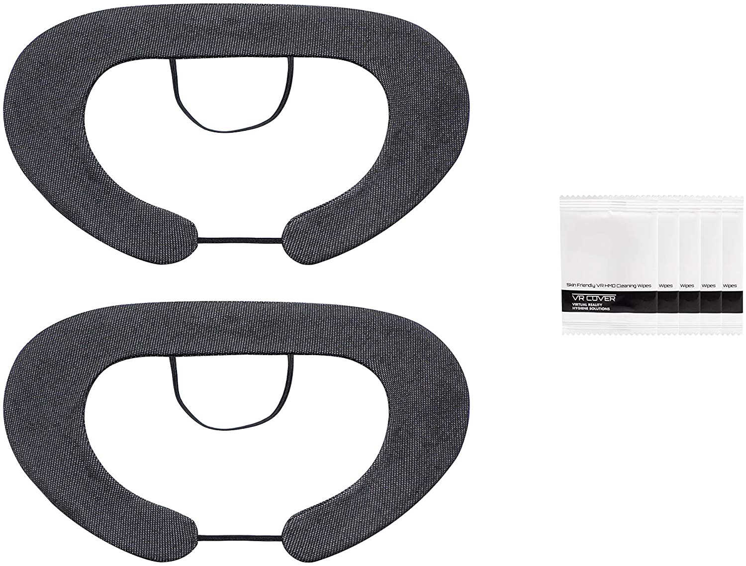 VR Cover for Oculus Quest - Washable Hygienic Cotton Cover (2 pcs) - Image 2