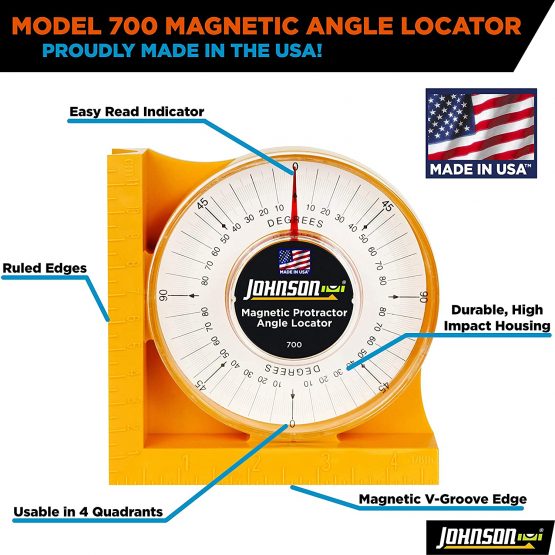 Johnson Level & Tool and Tool 700 Magnetic Angle Locator - Image 2