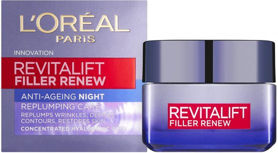 L'Oreal Revitalift Filler Hyaluronic Acid Anti-Ageing Night Cream 50 ml - Image 2