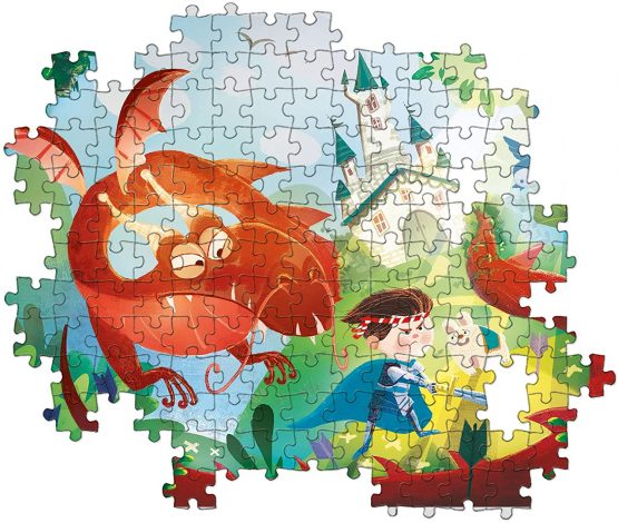 Clementoni - 29209 - Supercolor Puzzle - The Dragon and the Knight - 180 pieces - Made in Italy - jigsaw puzzle children age 7+ - Image 3