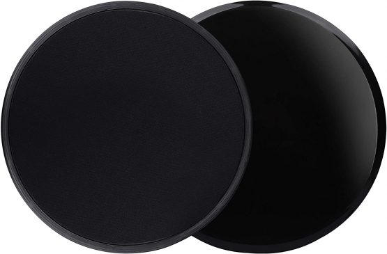 Heveer Exercise Slider Double Sided Gliding Discs Core Sliders Gym Home Fitness Equipment for Use on Carpet Hardwood Floors 2 Pack