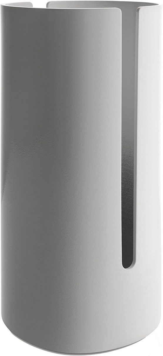 Alessi Birillo PL18 W Design Toilet Paper Container Thermoplastic Resin PMMA, White