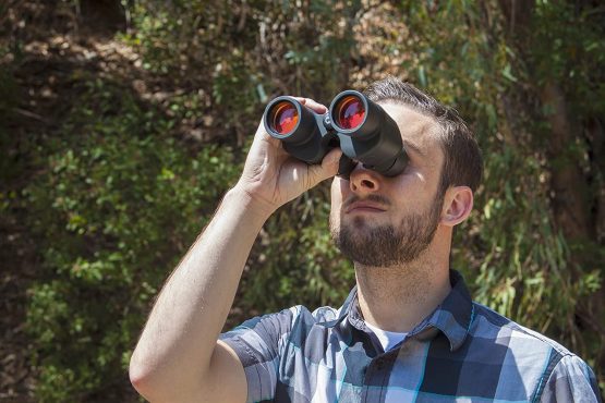 Barska X Trail Reverse Porro 8 x 42 Binoculars - Black Porro Prism Binoculars Variety Magnifications Coated Optics Wide Angle Large Objective Lenses Rubber Armor Non Slip Grip Carry Case Neckstrap - Image 3