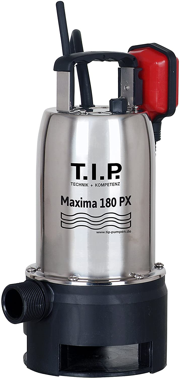 T.I.P. Maxima 180 SX 30121 Stainless Steel Submersible Waste Water Pump, Silver