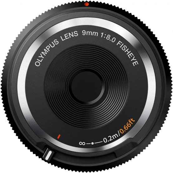 Olympus 9 mm 1:8.0 Fish Eye Body Cap Lens - Black - Image 3