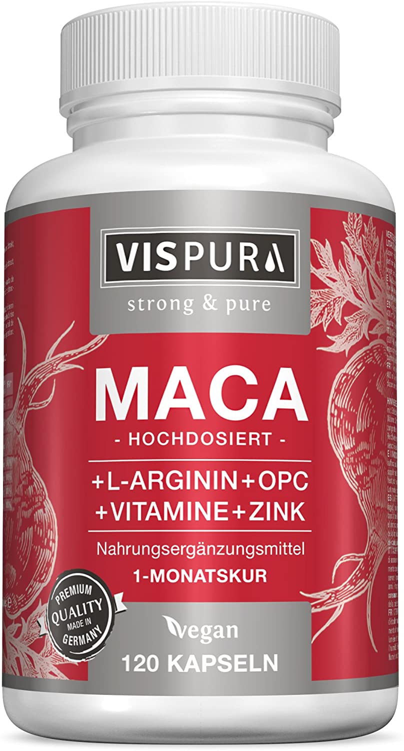 Maca Root Capsules, Libido Booster for Men and Women, Natural Testosterone Substitute