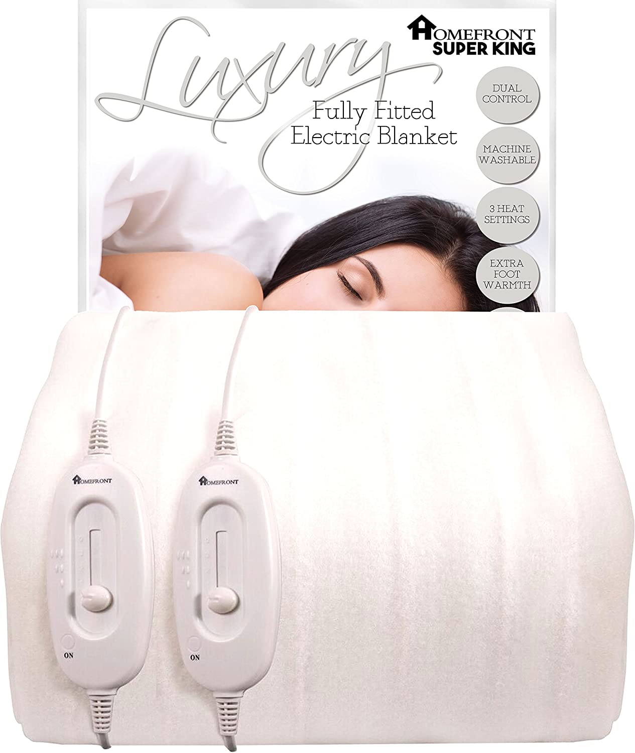 super king size electric over blanket dual control