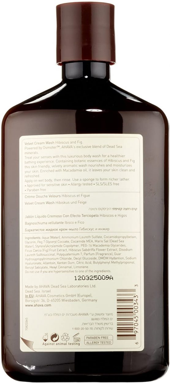 AHAVA Botanic Cream Wash Hibiscus and Fig 500 ml - Image 2