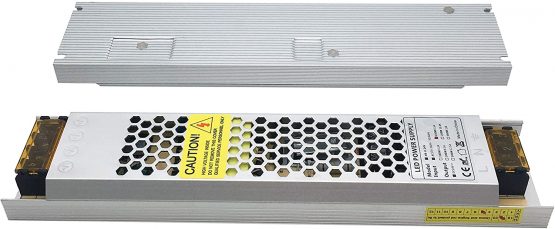 VARICART IP20 24V 6.25A 150W LED Driver, Ultra Slim Universal Regulated AC DC Switching Power Supply, Constant Voltage Transformer Adaptor for CCTV Camera Strip Light G4 MR16 GU5.3 Bulb (Pack of 1) - Image 2