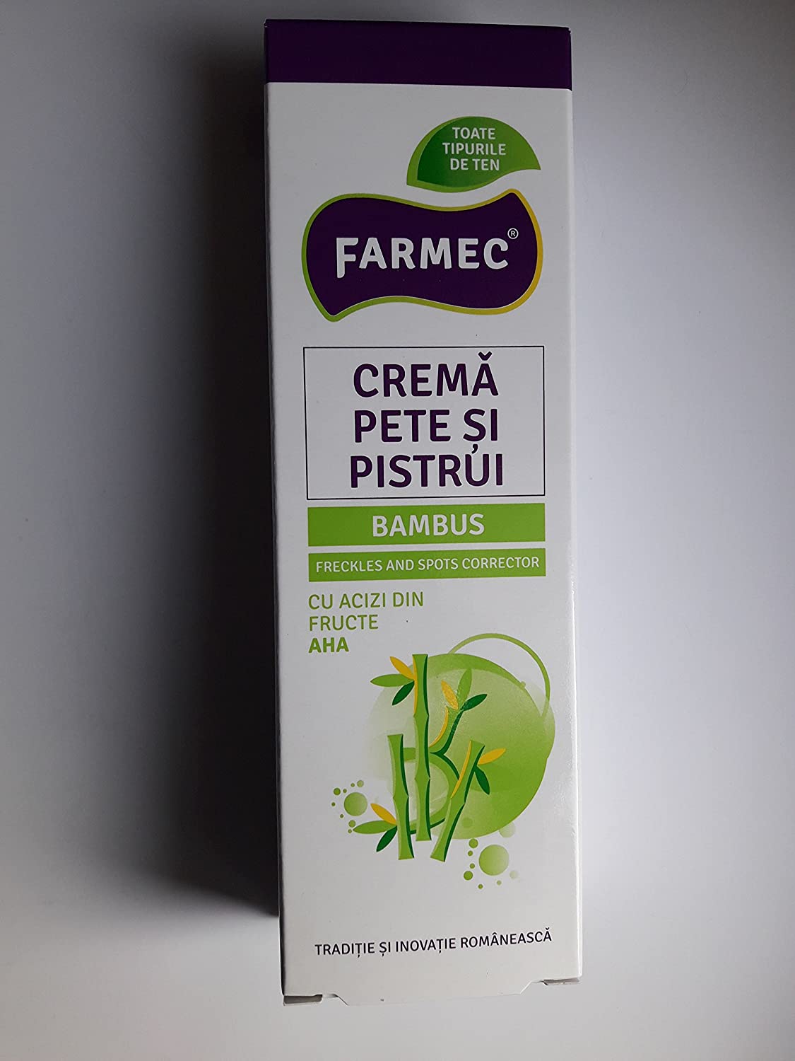 SKIN WHITENING CREAM REMOVE FRECKLES/ BROWN & DARK SPOTS - WITH AHA FRUIT ACIDS & BAMBOO EXTRACT 50ml . NEW FORMULA