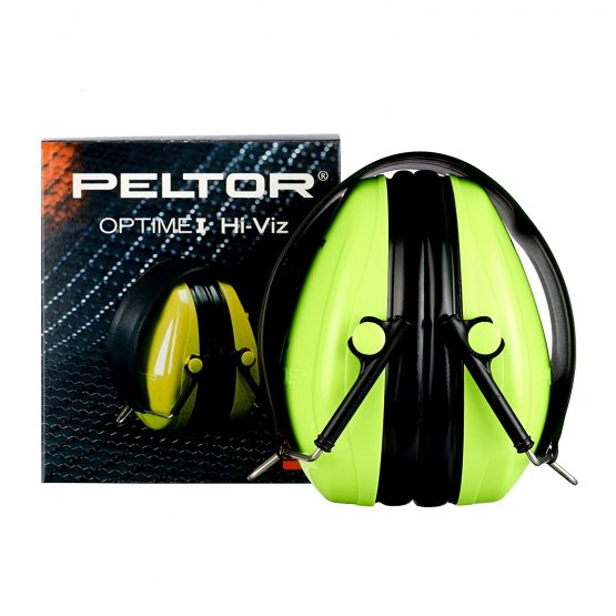 3M Peltor Optime I Ear Muffs with Head Band, Foldable – Optimal noise reduction, Hearing Protection, Lightweight and Comfortable Fit Ear Protection, Hi-Viz - 1x Peltor ear defender - Image 4
