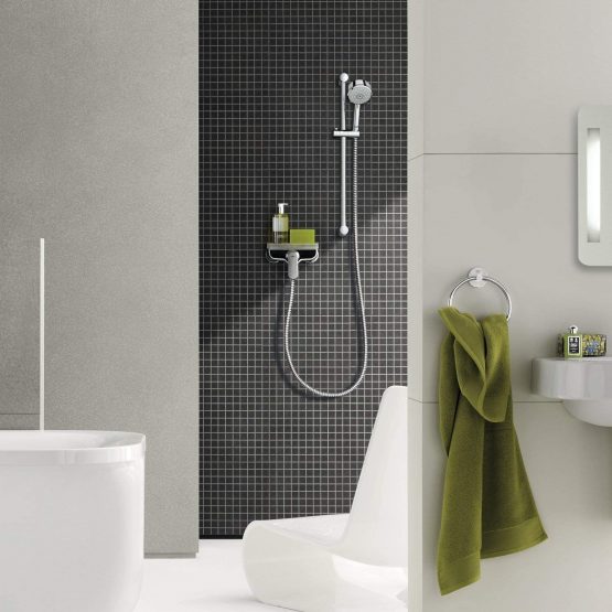 GROHE Eurosmart Cosmopolitan bathroom mixers - single-lever shower mixer (DN 15, wall mounting) chrome, 32837000 - Image 4