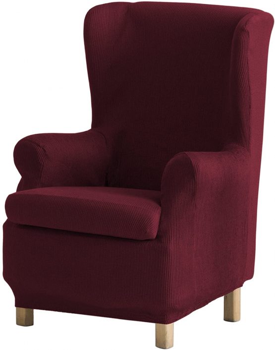Eysa Ulises elastic wing chair sofa cover colour 08-red, Polyester-Cotton, 37 x 5 x 29 cm