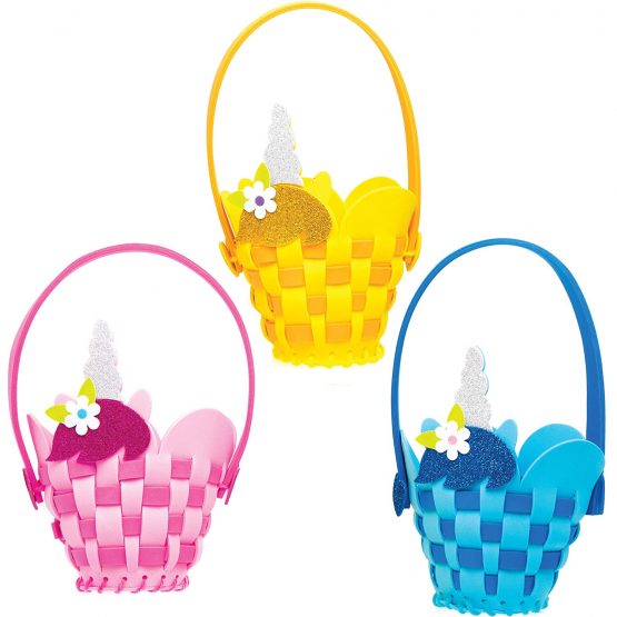 Baker Ross Unicorn Basket Weaving Kits — Ideal for Kids' Arts and Crafts, Educational Toys, Gifts, Keepsakes and More (4 Pack),AT383 - Image 4