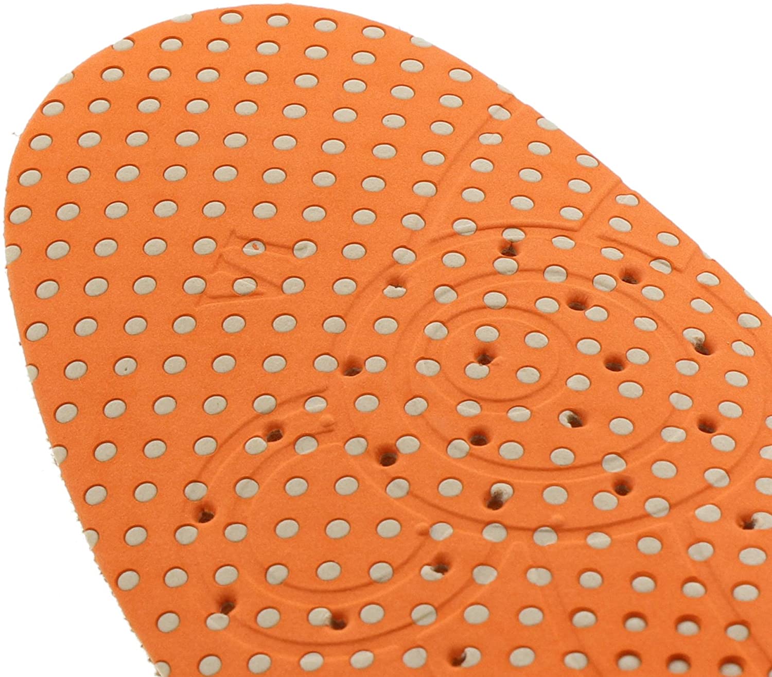 Bama Comfort Memory Foam Insole, Cushioned Footbed for Targeted Support & Breathability, Unisex Shoe Insert, Brown/Orange - Image 3