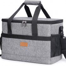 Lifewit 20L Soft Cooler Bag Large with Hard Liner, Insulated Picnic Soft-Sided Cooling Bag for Camping/BBQ/Shopping Family Outdoor Activities