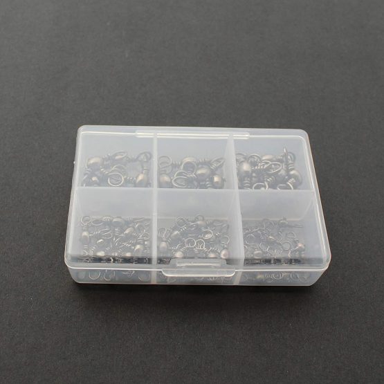 OKVGO 50pcs Set 3 Way Crossline Barrel Swivels for Fishing Rig with Size of 2 4 6 8 10 x10 - Image 4