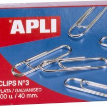 APLI 11715 - Galvanised Clips No. 3 40 mm 100 Units