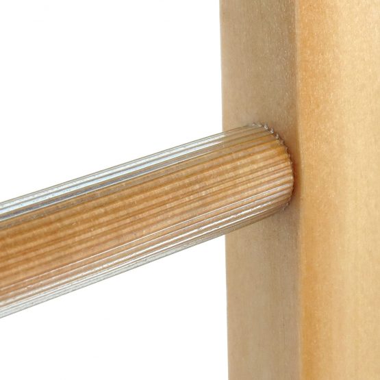 HANGERWORLD 3 Wooden 4 Tier Trouser Bar Coat Clothes Storage Organiser Hangers - Image 4