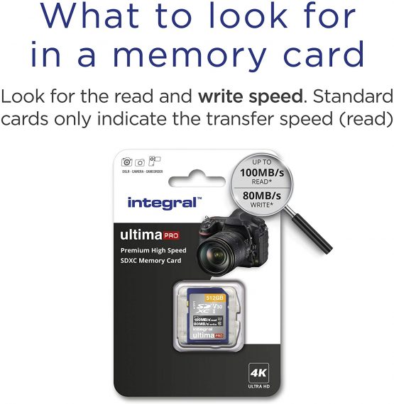 Integral 512GB SD Card 4K Ultra-HD Video Premium High Speed Memory Card SDXC Up to 100MB/s SDXC V30 UHS-I U3 Class 10 SD Memory Card - Image 3