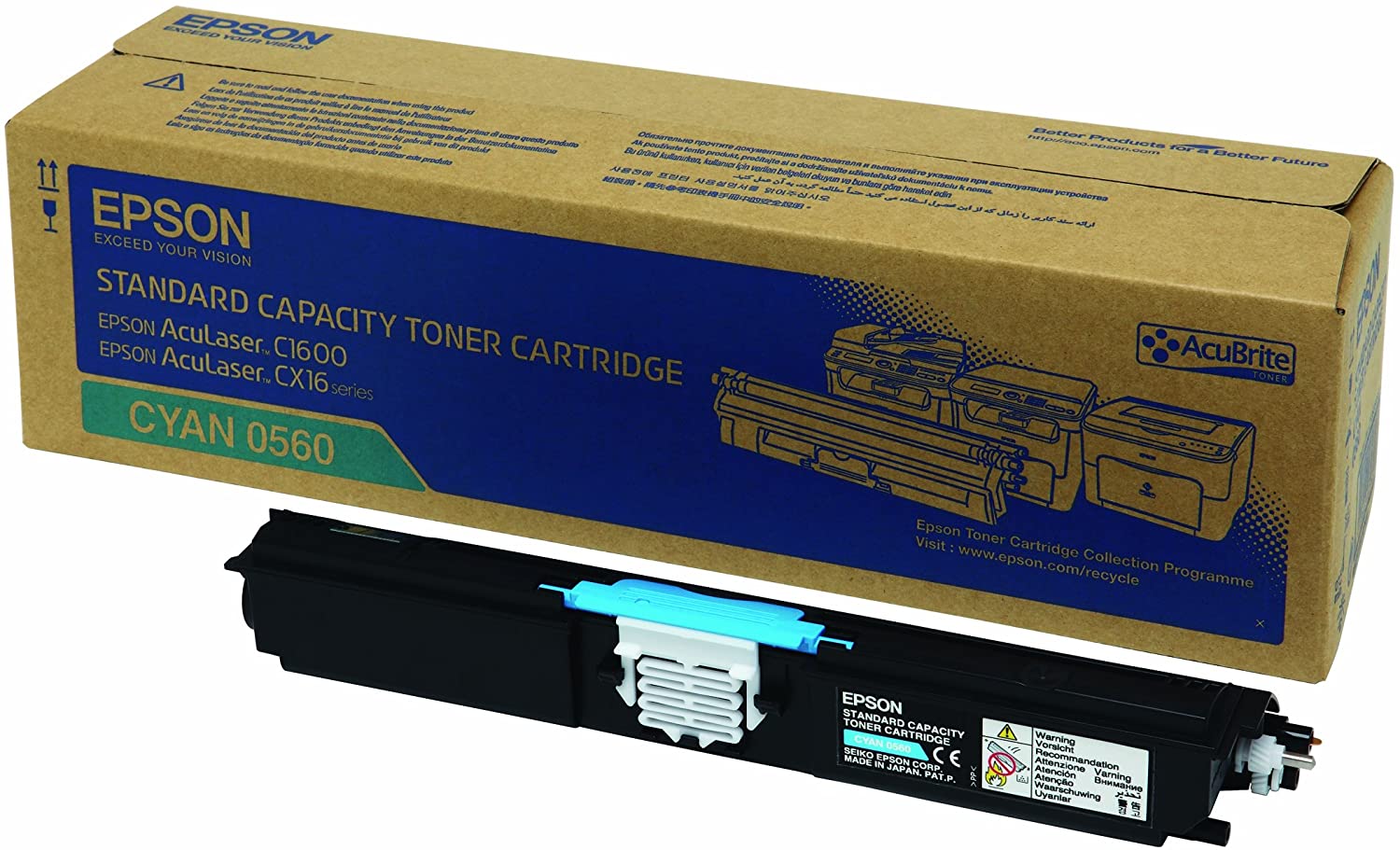 Epson C1600 CX16 Series Toner / Standard Aculaser - Cyan, Cyan_Standard, 1600 Seiten - Image 2