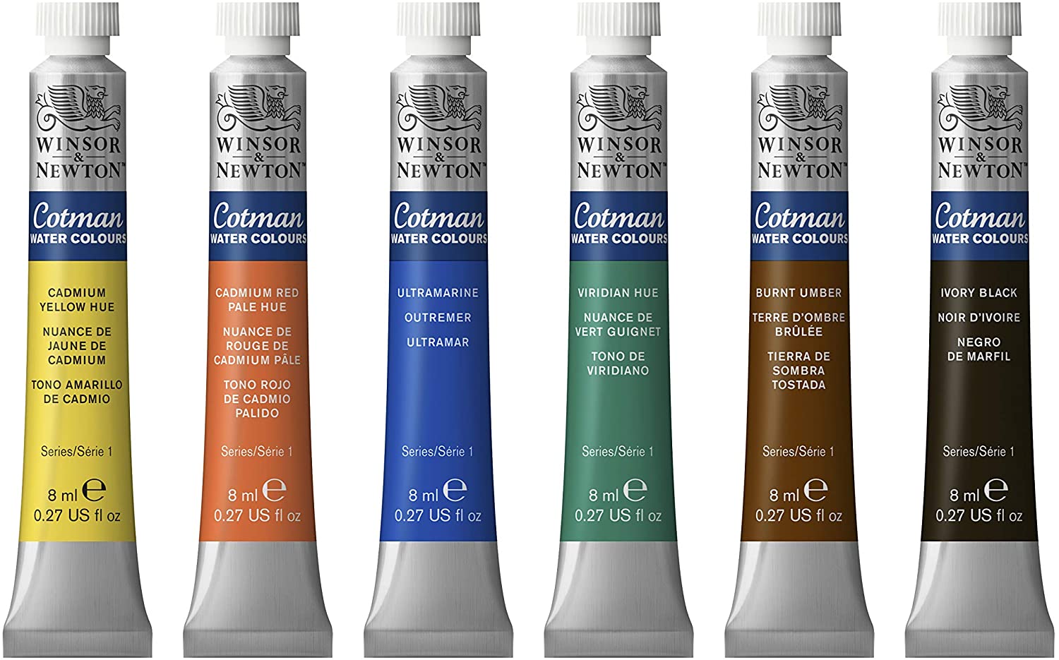 Winsor & Newton, Cotman Watercolour '6 Tube Collection', 6 x 8ml Tubes, 6 Colours - Tube Set, 8 ml (Pack of 6) - Image 4