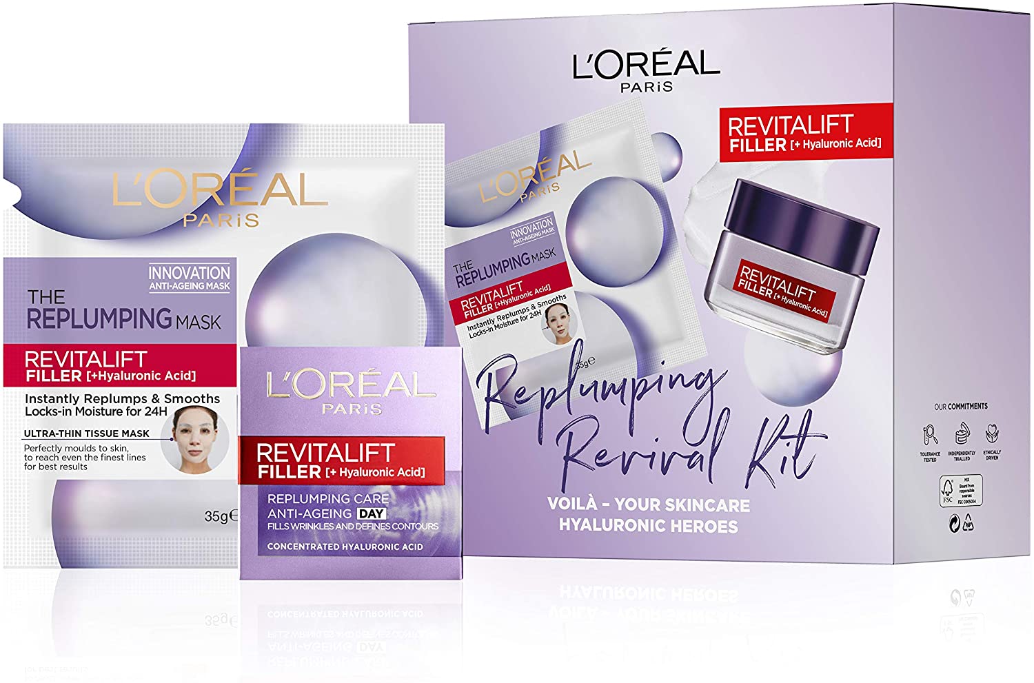 L’Oréal Paris Gift Set for Her Revitalift Filler [+Hyaluronic Acid] Re