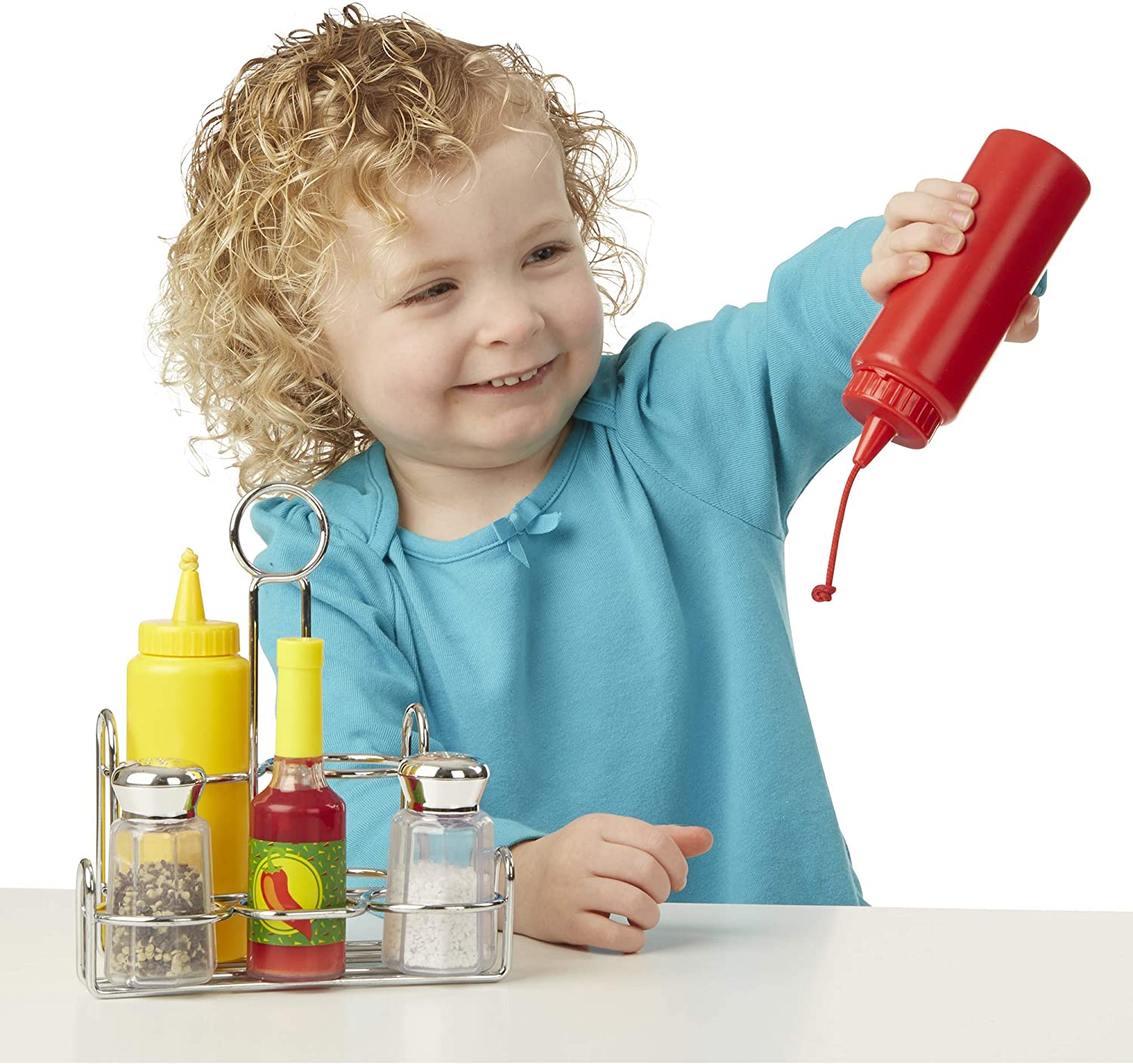 メリッサ&ダグ(Melissa&Doug) おままごと キッチンセット 調味料セット 食べ物おもちゃ 正規品 9358, Silver, 11.7 x 18.8 x 20.6 cm - Image 3