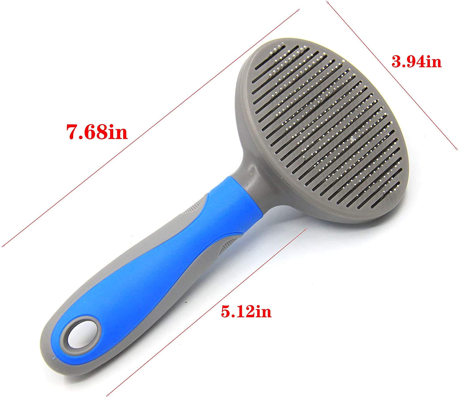 YAVO-EU Pet Hair Comb Dog Grooming Remover Pet Undercoat Rake, Professional Comb Tool Kit Pet Hair Stripping Tool Dogs and Cats (blue) - Image 2